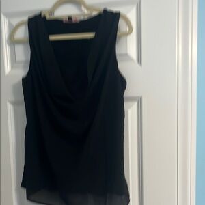 Elegant Black Sleeveless Top